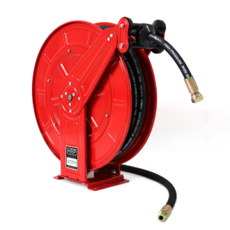 high pressure red hose reel large