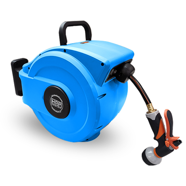 Blue Garden Hose Reel | Hose Reel Wall Mount