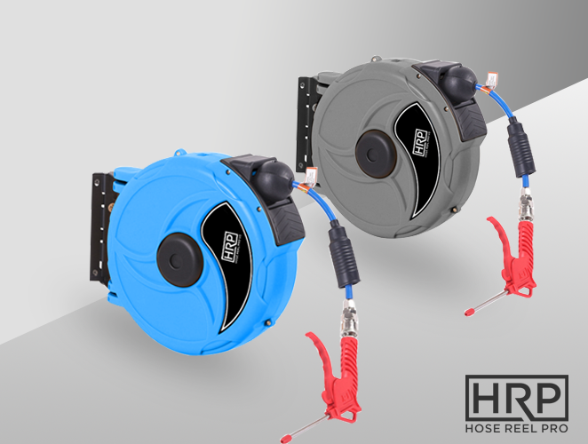 30ft Blue Air Hose Reel